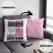 Großcousin Geschenk Kaffee-Kissen mit Füllung 40x40 Geschenkidee für Großcousin Ich Bin Großcousin Ich Kann Es Dir Erklären Jedoch Nicht Für Dich Verstehen Spruch Lustig (Grau) Rosa Trendation