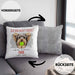 Yorkie Besitzer Kissen mit Füllung 40x40 Geschenk Lustiger Spruch Geschenkidee Besitzerin Ich Bin Nicht toll Aber Mein Yorkie Ist Es (Grau) Grau Trendation