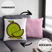 Kissen mit Füllung 40x40 für echte Kiwi Fans - Lustiges Geschenk mit Spruch (Grau) Rosa Trendation