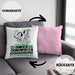 Singer-Songwriter Geschenk Kissen mit Füllung 40x40 Ich Bin Singer-Songwriter Aber Sag Doch Einfach Superheld Lustige Geschenkdiee für Singer-Songwriter (Grau) Rosa Trendation