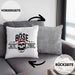 Lustige Kissen mit Füllung 40x40 Geschenk für Böse Alte Frau Rock Biker (Grau) Grau Trendation