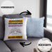 Bandmitglied Kissen mit Füllung 40x40 Geschenk Lustiger Spruch Geschenkidee für Bandmitglied Achtung Hochleistungs Bandmitglied Bei Der Arbeit (Grau) Blau Trendation