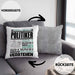 Politiker Geschenk Kaffee-Kissen mit Füllung 40x40 Geschenkidee für Politiker Ich Bin Politiker Ich Kann Es Dir Erklären Jedoch Nicht Für Dich Verstehen Spruch Lustig (Grau) Grau Trendation