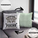 Fischen Angler Geschenk Kissen mit Füllung 40x40 Ich Bin Nicht immer Schlecht Gelaunt Angler Fischer (Grau) Grün Trendation