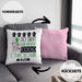 Ethnologin Geschenk Kissen mit Füllung 40x40 Geschenkidee für Ethnologin Geburtstag Weihnachten Spruch So Sieht Eine Richtig Coole Ethnologin Aus (Grau) Rosa Trendation