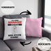 Manager Geschenk Kissen mit Füllung 40x40 Lustiger Spruch Ich Bin Manager Warum Weil Ich Es Kann Geschenkidee Bester Manager Geburtstag (Grau) Rosa Trendation