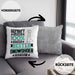 Snowshoer Geschenk Lustiger Spruch für Snowshoer Geschenkidee Bester Snowshoer Der WeltKissen mit Füllung 40x40 (Grau) Grau Trendation