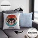 Chihuahua Besitzer Kissen mit Füllung 40x40 Geschenk Lustiger Spruch Geschenkidee Chihuahua Mama Papa (Grau) Blau Trendation