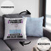 Stand-Up-Paddler Kissen mit Füllung 40x40 Geschenk für Stand-Up-Paddler Der Mann Der Alles Kann Geschenkidee zum Geburtstag (Grau) Blau Trendation