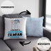 Filmfan Geschenk Kissen mit Füllung 40x40 So Gut Kann Nur Ein Filmfan Aussehen Geschenkidee (Grau) Blau Trendation