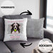 Border Collies Besitzer Kissen mit Füllung 40x40 Geschenk Lustiger Spruch Geschenkidee Besitzerin Ich Bin Nicht toll Aber Mein Border Collies Ist Es (Grau) Grau Trendation