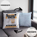 Discgolf-Spieler Kissen mit Füllung 40x40 Geschenk für Discgolf-Spieler Geburtstag Lustiger Spruch Was Ist Deine Superkraft (Grau) Blau Trendation