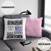 Softballspielerin Geschenk Kaffee-Kissen mit Füllung 40x40 Geschenkidee für Softballspielerin Ich Bin Softballspielerin Ich Kann Es Dir Erklären Jedoch Nicht Für Dich Verstehen Spruch Lustig (Grau) Rosa Trendation