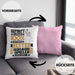Squash-Spieler Geschenk Lustiger Spruch für Squash-Spieler Geschenkidee Bester Squash-Spieler Der WeltKissen mit Füllung 40x40 (Grau) Rosa Trendation