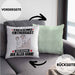 Trekking-Enthusiast Kissen mit Füllung 40x40 Geschenk für Trekking-Enthusiast Der Mann Der Alles Kann Geschenkidee zum Geburtstag (Grau) Grün Trendation