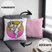 Karate-Kissen mit Füllung 40x40 Geschenk Kampfsport-Fans Jiu Jitsu Geschenkidee Einhorn Lustig Frauen (Grau) Rosa Trendation