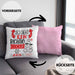 DJ Kissen mit Füllung 40x40 Geschenk So Sieht Ein RIchtig Cooler DJ Aus Geschenkidee Lustiger Spruch Geburtstag (Grau) Rosa Trendation