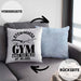 Stewardess Kissen mit Füllung 40x40 Geschenk Flight Attendant Flugbegleiter Geschenkidee (Grau) Blau Trendation