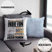 Indie-Fan Geschenk Kissen mit Füllung 40x40 Geschenkidee für Indie-Fan Geburtstag Lustig Ich Bin Indie-Fan Ich Kann Es Dir Erklären Aber Nicht Für Dich Verstehen (Grau) Blau Trendation