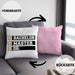 Doktortitel Bestanden Kissen mit Füllung 40x40 Geschenk (Grau) Rosa Trendation