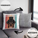 Rottweiler Besitzer Kissen mit Füllung 40x40 Geschenk Lustiger Spruch Geschenkidee Retro Vinatge Rottweiler (Grau) Grau Trendation
