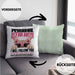 Französische Bulldogge Besitzerin Kissen mit Füllung 40x40 Geschenk Lustiger Spruch Geschenkidee Personal Stalker (Grau) Grün Trendation