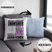 Snowshoer Geschenk Kaffee-Kissen mit Füllung 40x40 Geschenkidee für Snowshoer Ich Bin Snowshoer Ich Kann Es Dir Erklären Jedoch Nicht Für Dich Verstehen Spruch Lustig (Grau) Blau Trendation