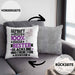 Slackline-Instruktor Geschenk Lustiger Spruch für Slackline-Instruktor Geschenkidee Bester Slackline-Instruktor Der WeltKissen mit Füllung 40x40 (Grau) Grau Trendation