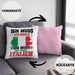 Ich Muss Gar Nix Ich Muss Nur Nach Italien Kissen mit Füllung 40x40 (Grau) Rosa Trendation