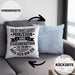 Steuerberaterin Geschenk Kissen mit Füllung 40x40 Geschenkidee Prinzessin (Grau) Blau Trendation