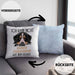 Berner Sennen Besitzer Kissen mit Füllung 40x40 Geschenk Lustiger Spruch Geschenkidee Ich Kann Nicht Mein Berner Sennen Hat Nein Gesagt (Grau) Blau Trendation