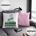 Skateboarder Geschenk Kissen mit Füllung 40x40 Ich Bin Skateboarder Aber Sag Doch Einfach Superheld Lustige Geschenkdiee für Skateboarder (Grau) Rosa Trendation