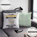 Katzensitter Geschenk Kissen mit Füllung 40x40 Lustiger Spruch Ich Bin Katzensitter Warum Weil Ich Es Kann Geschenkidee Bester Katzensitter Geburtstag (Grau) Grün Trendation