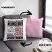 Wildnislehrer Geschenk Kaffee-Kissen mit Füllung 40x40 Geschenkidee für Wildnislehrer Ich Bin Wildnislehrer Ich Kann Es Dir Erklären Jedoch Nicht Für Dich Verstehen Spruch Lustig (Grau) Rosa Trendation