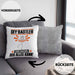 DIY-Bastler Kissen mit Füllung 40x40 Geschenk für DIY-Bastler Der Mann Der Alles Kann Geschenkidee zum Geburtstag (Grau) Grau Trendation