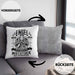 Tattoo Kissen mit Füllung 40x40 Spruch Tätowiererin Geschenk Frauen Geschenkidee (Grau) Grau Trendation
