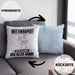 Reittherapeut Kissen mit Füllung 40x40 Geschenk für Reittherapeut Der Mann Der Alles Kann Geschenkidee zum Geburtstag (Grau) Blau Trendation