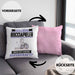 Bocciapieler Kissen mit Füllung 40x40 Geschenk für Bocciapieler Geburtstag Lustiger Spruch Was Ist Deine Superkraft (Grau) Rosa Trendation
