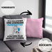 Hundesitter Geschenk Kissen mit Füllung 40x40 Lustige Geschenkidee Geburtstag für Hundesitter Ich Bin Dieser Legendäre Hundesitter Von Dem Alle Geredet Haben (Grau) Rosa Trendation