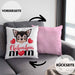 Chihuahua Besitzer Mom Mama Kissen mit Füllung 40x40 Geschenk Lustiger Spruch Geschenkidee Chihuahua Besitzerin (Grau) Rosa Trendation