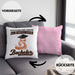 Bachelor Geschenk Abschluss Kissen mit Füllung 40x40 Spruch Master Abitur Abi Graduation Bestanden Prüfung Lizenz zum Besserwisser (Grau) Rosa Trendation