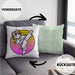 Karate-Kissen mit Füllung 40x40 Geschenk Kampfsport-Fans Jiu Jitsu Geschenkidee Einhorn Lustig Frauen (Grau) Grün Trendation