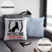 Hund Kissen mit Füllung 40x40 Geschenk Hunde-Besitzer Geschenkidee (Grau) Blau Trendation