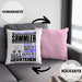 Sammler Geschenk Kaffee-Kissen mit Füllung 40x40 Geschenkidee für Sammler Ich Bin Sammler Ich Kann Es Dir Erklären Jedoch Nicht Für Dich Verstehen Spruch Lustig (Grau) Rosa Trendation