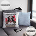 Border Collies Besitzer Kissen mit Füllung 40x40 Geschenk Lustiger Spruch Geschenkidee Mir Reichts Ich Geh Zu Meinem Border Collies (Grau) Blau Trendation