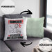 Ringer Kissen mit Füllung 40x40 Geschenk für Ringer Der Mann Der Alles Kann Geschenkidee zum Geburtstag (Grau) Grün Trendation