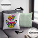 Chihuahua Herz Farbe Besitzer Kissen mit Füllung 40x40 Geschenk Lustiger Spruch Geschenkidee Chihuahua Liebhaber (Grau) Grün Trendation