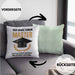 Master Prüfung Kissen mit Füllung 40x40 bestanden Geschenk Abschluss Masterarbeit Exam Prüfung Graduation (Grau) Grün Trendation