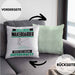 Wakeboarder Kissen mit Füllung 40x40 Geschenk für Wakeboarder Geburtstag Lustiger Spruch Was Ist Deine Superkraft (Grau) Grün Trendation
