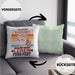 Katze Kissen mit Füllung 40x40 Geschenk Spruch Geschenkidee für Katzen-Mama Papa Katzenliebhaber Mein Kätzen Macht Mein Leben Purr-pekt (Grau) Grün Trendation